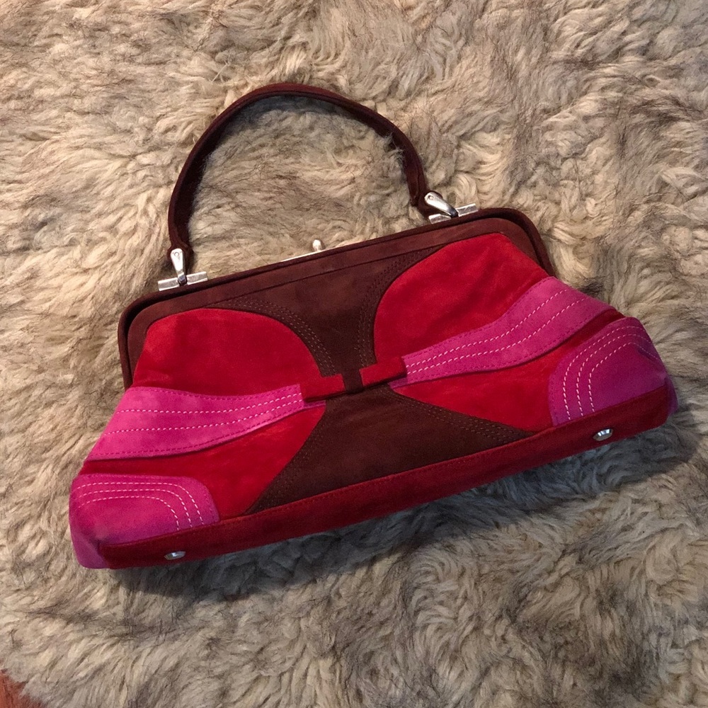 Via Spiga cute suede handbag